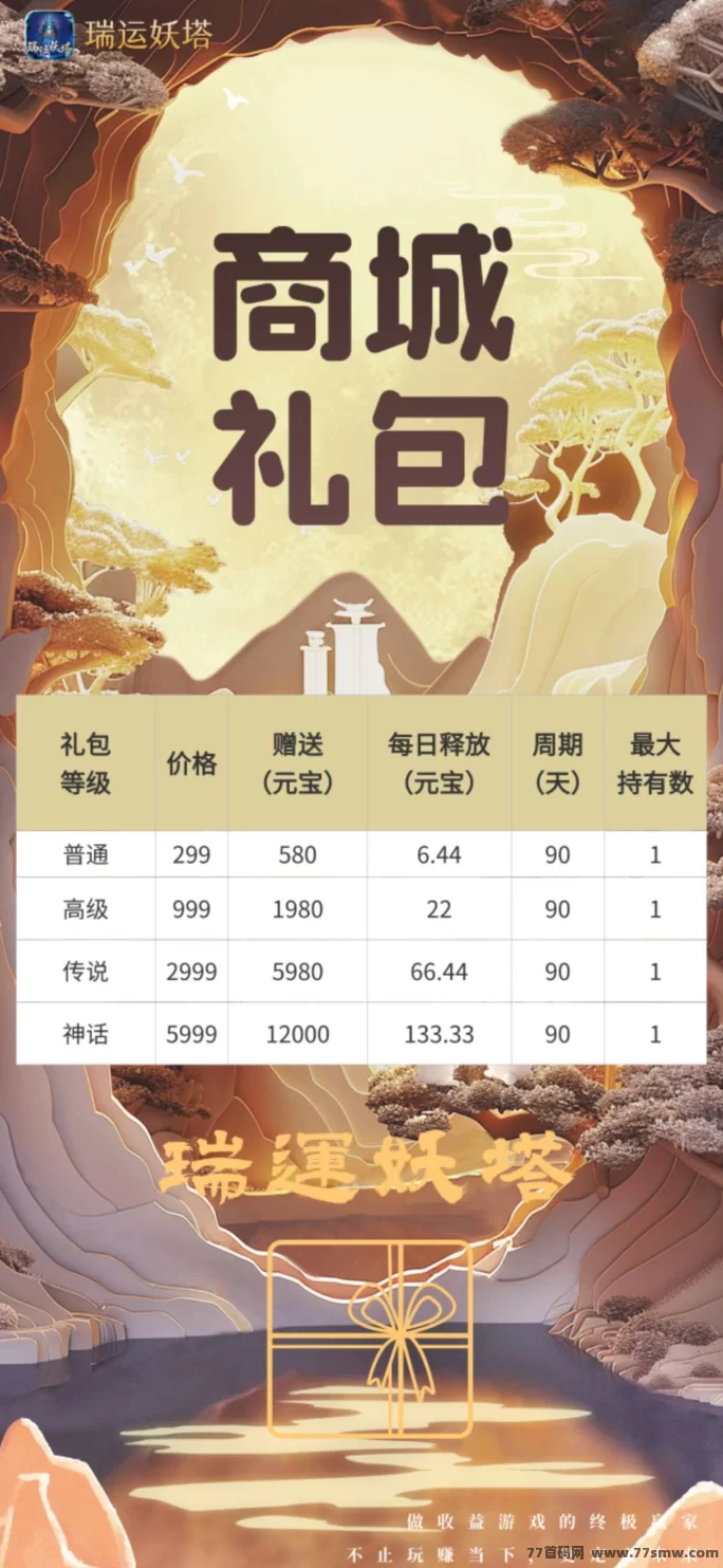瑞运妖塔团长招募中，稳定收溢，灵活玩法，轻松赚取圆宝！