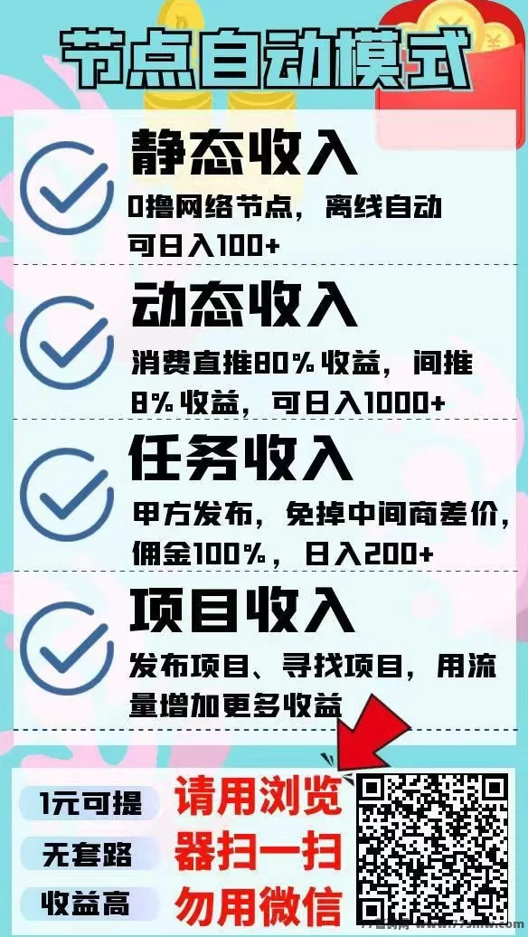 节点能量新风口，每天轻松赚百圆，人人都能参与！