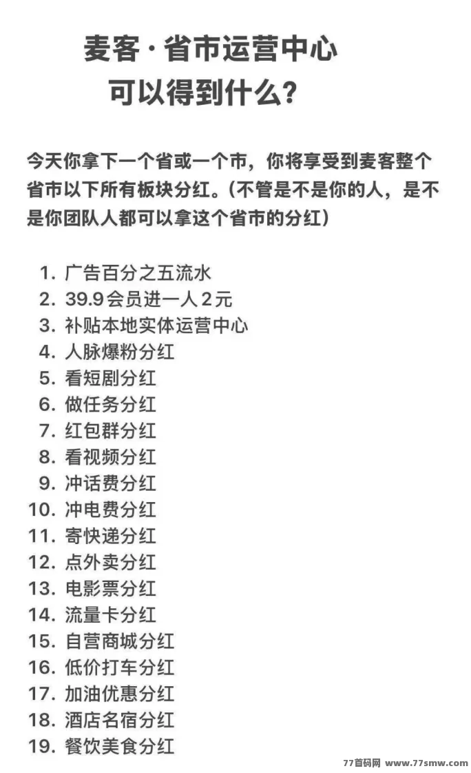麦客3.0公测上线，团队扶持全面，多版块收溢稳定，轻松实现月入过万！