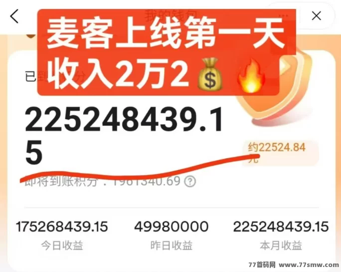 麦客3.0公测上线，团队扶持全面，多版块收溢稳定，轻松实现月入过万！