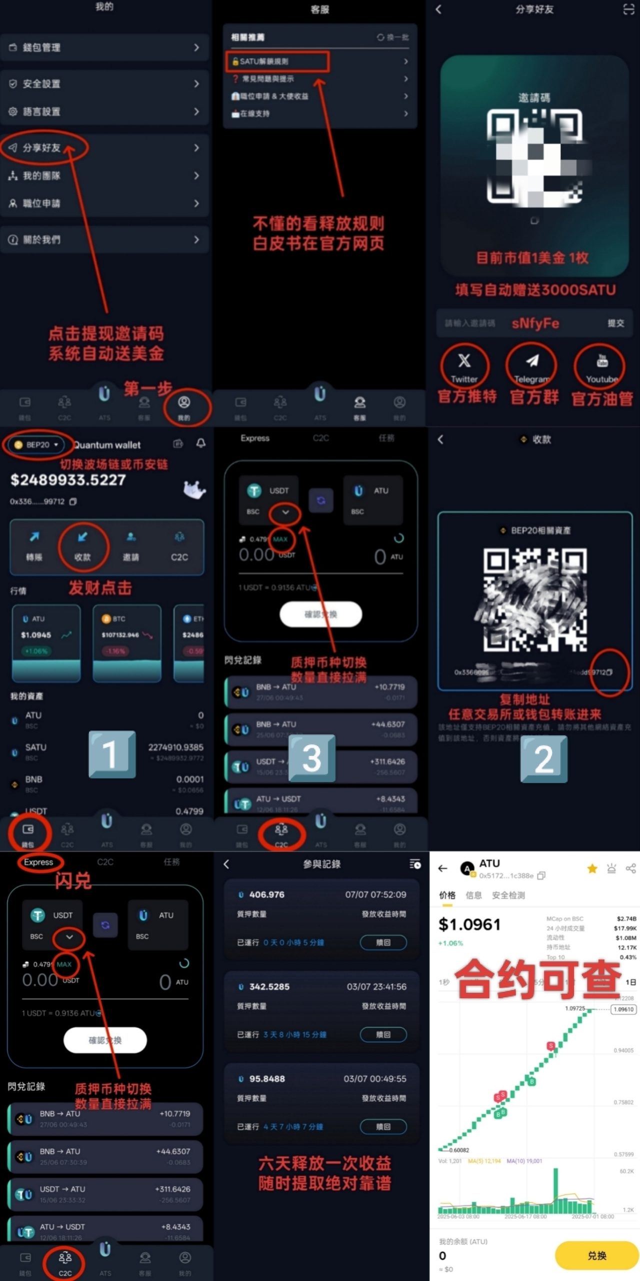 首码Quantum：绑定邀请码领取3000美刀，长期稳定，质押月化30%！