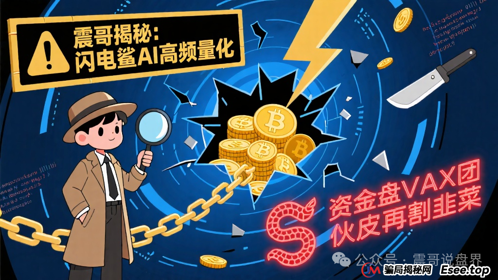 揭秘:闪电鲨AI高频量化资金盘,VAX团伙换皮再割韭菜! 揭秘:闪电鲨AI高频量化资金盘,VAX团伙换皮再割韭菜!