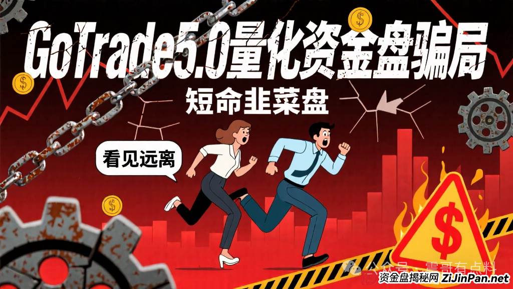 GoTrade5.0量化资金盘骗局,短命韭菜盘,看见远离