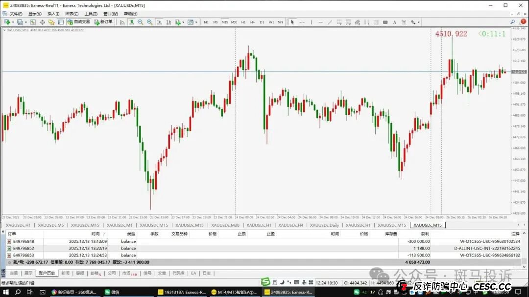 账户突遭冻结!4万余元无法取出,Exness这家老牌经纪商也不给出金了?反复提交资金出金难